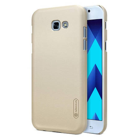 Чохол-накладка Nillkin для Samsung A320F A3(2017) Matte ser. +плівка Золотистий, фото 1