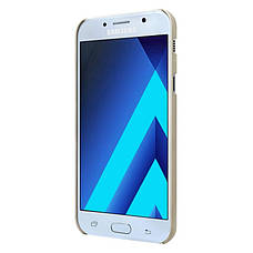 Чохол-накладка Nillkin для Samsung A320F A3(2017) Matte ser. +плівка Золотистий, фото 3
