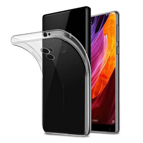 Чохол-накладка TPU для Xiaomi Mi MIX Ultra-thin ser. Прозорий/безколірний, фото 1