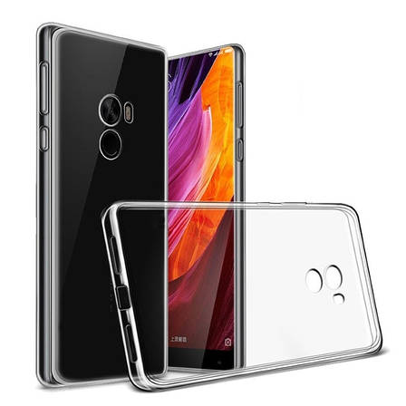 Чохол-накладка TPU для Xiaomi Mi MIX Ultra-thin ser. Прозорий/безколірний, фото 3