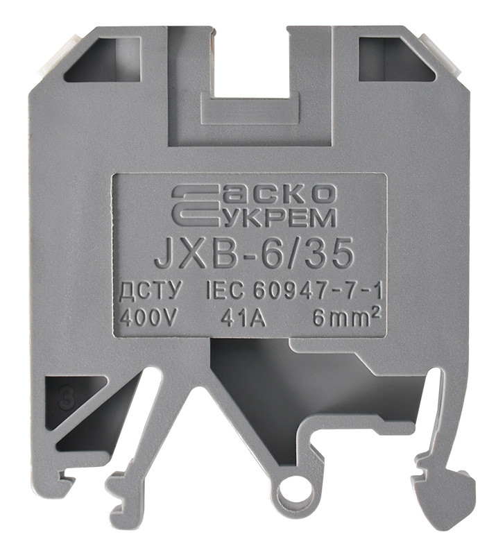 Клемник JXB 6/35 сірий, фото 1