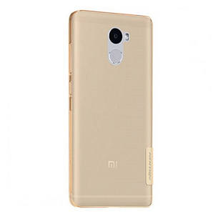 Чохол-накладка Nillkin для Xiaomi Redmi 4 Nature ser. Прозорий/золотистий(134737), фото 3