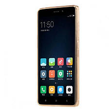 Чохол-накладка Nillkin для Xiaomi Redmi 4 Nature ser. Прозорий/золотистий(134737), фото 4