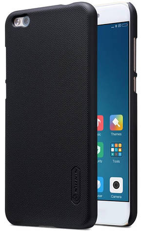 Чохол-накладка Nillkin для Xiaomi Mi 5c Matte ser. +плівка Чорний, фото 1