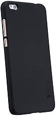 Чохол-накладка Nillkin для Xiaomi Mi 5c Matte ser. +плівка Чорний, фото 4