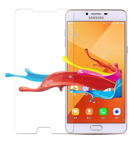Захисне скло Ultra Tempered Glass для Samsung Galaxy C5 Прозоре, фото 1