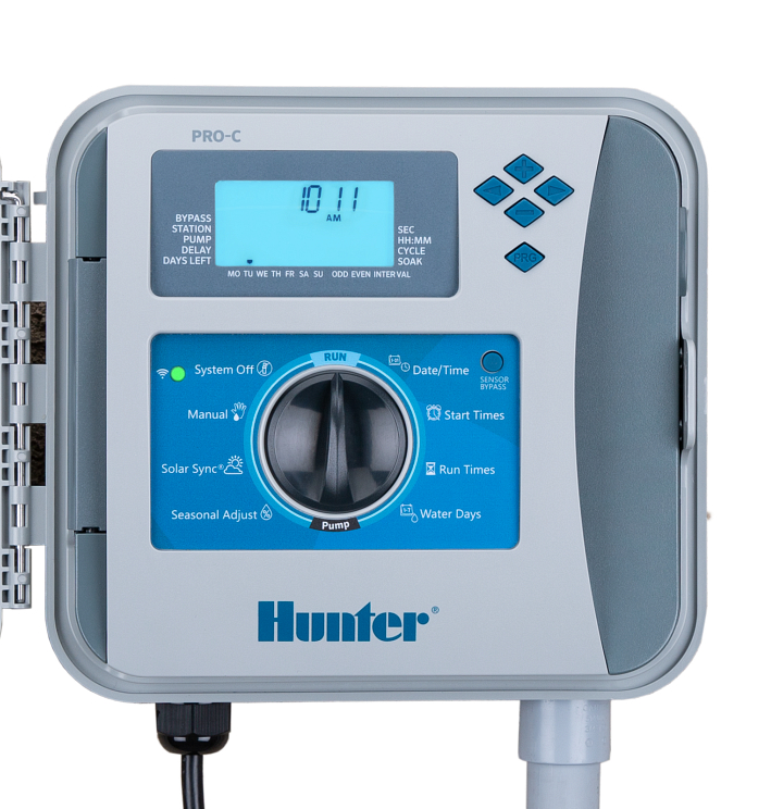 Контроллер полива Hunter P2C-401-E, полив от 1 сек., (4 + 28, модульный ...