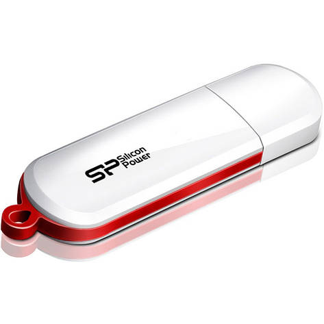 USB Флешка (Флеш-накопичувач) SILICON POWER LUX mini 320 16GB Білий (SP016GBUF2320V1W), фото 1