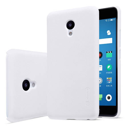 Чохол-накладка Nillkin для Meizu M5 Matte ser. +плівка Білий, фото 1