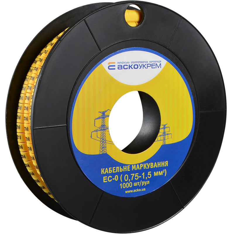 Маркування EC-0 0,75-1,5 кв.мм2 "9", фото 1