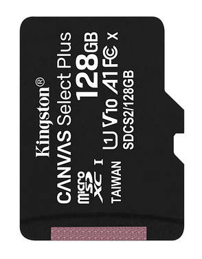 Карта пам'яті Kingston microSDXC (UHS-1) Canvas Select Plus 128 Гб class 10 А1 (SDCS2/128GBSP), фото 3