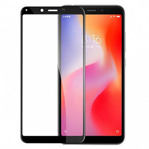 Захисне Скло Zifriend 5D для Xiaomi Redmi 6/6A Full Face (Full glue) Чорна рамка (550445), фото 4