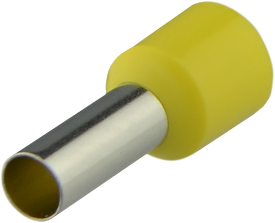 Наконечники трубчасті НТ 10,0-12 жовті (100шт), фото 1