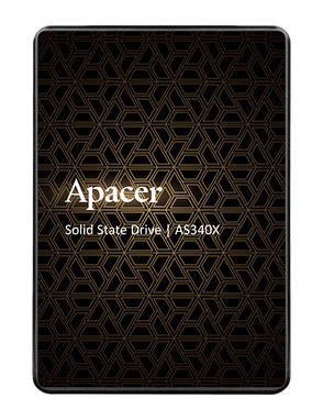 Твердотільний накопичувач SSD Apacer AS340X 480GB 2.5" SATAIII 3D NAND (AP480GAS340XC-1), фото 1