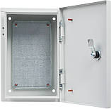 Корпус з монтажною панеллю металевий 30*20*15, IP31, серії UBox, фото 2