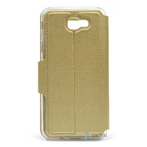 Чохол-книжка iMAX для Samsung G570F J5 Prime(2016) Smart Case ser. Золотистий(332801), фото 4