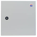 Корпус з монтажною панеллю металевий 30*30*20, IP31, серії UBox, фото 3