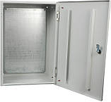 Корпус з монтажною панеллю металевий 60*40*25, IP31, серії UBox, фото 2