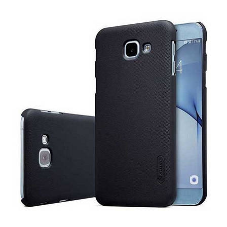 Чохол-накладка Nillkin для Samsung A810 A8(2016) Matte ser. +плівка Чорний, фото 3