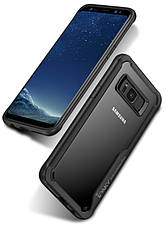 Чохол-накладка iPaky для Samsung G955 S8 Plus Luckool ser.TPU+PC Чорний, фото 3