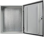 Корпус з монтажною панеллю металевий 60*50*20, IP54, серії UBox, фото 2