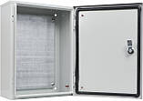 Корпус з монтажною панеллю металевий 40*30*20, IP54, серії UBox, фото 4