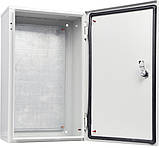 Корпус з монтажною панеллю металевий 50*30*20, IP54, серії UBox, фото 4