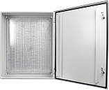 Корпус з монтажною панеллю металевий 70*50*30, IP54, серії UBox, фото 3