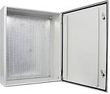 Корпус з монтажною панеллю металевий 70*50*30, IP54, серії UBox, фото 4