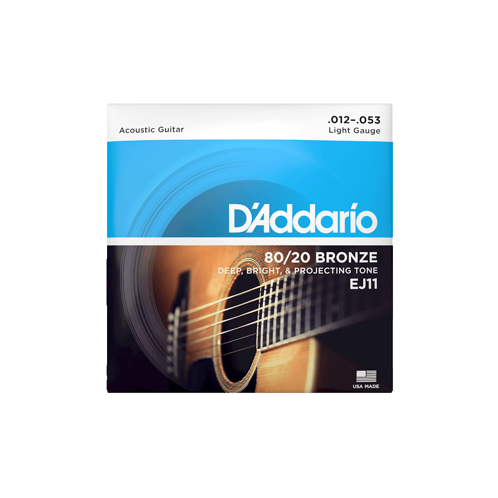 Струны D'addario EJ11 80/20 Bronze Regular Light (12-53), фото 1