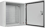 Корпус з монтажною панеллю металевий 30*30*15, IP54, серії UBox, фото 4
