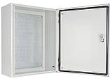 Корпус з монтажною панеллю металевий 50*40*25, IP54, серії UBox, фото 4