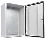 Корпус з монтажною панеллю металевий 60*40*30, IP54, серії UBox, фото 4