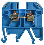 Клемник JXB 2,5/35 синій, фото 3