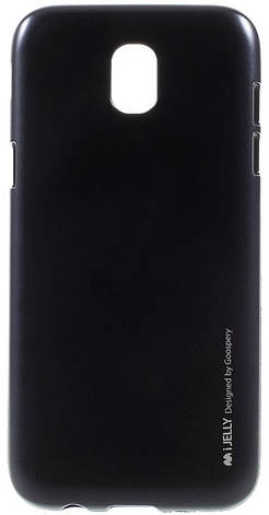 Чохол-накладка Mercury для Samsung J530F J5(2017) iJelly Metal ser. TPU Чорний, фото 1