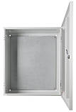 Корпус з монтажною панеллю металевий 30*30*15, IP31, серії UBox, фото 3