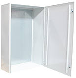 Корпус з монтажною панеллю металевий 100*65*30, IP31, серії UBox, фото 4