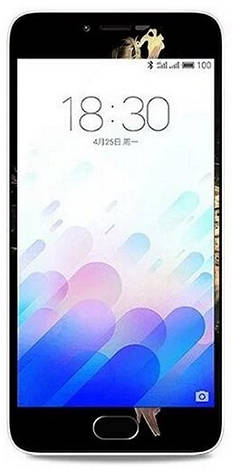 Захисне Скло для MEIZU M3 Note Захист 360° з малюнком Полум'я Прозорий/чорний, фото 1