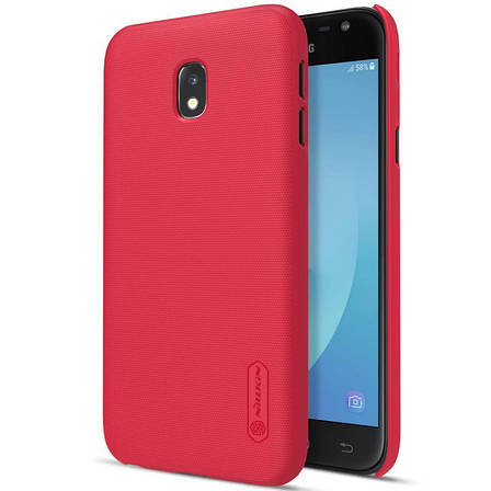 Чохол-накладка Nillkin для Samsung J330F J3(2017) Matte ser. +плівка Червоний(144842), фото 1