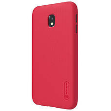 Чохол-накладка Nillkin для Samsung J330F J3(2017) Matte ser. +плівка Червоний(144842), фото 4