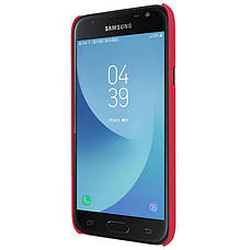 Чохол-накладка Nillkin для Samsung J330F J3(2017) Matte ser. +плівка Червоний(144842), фото 6