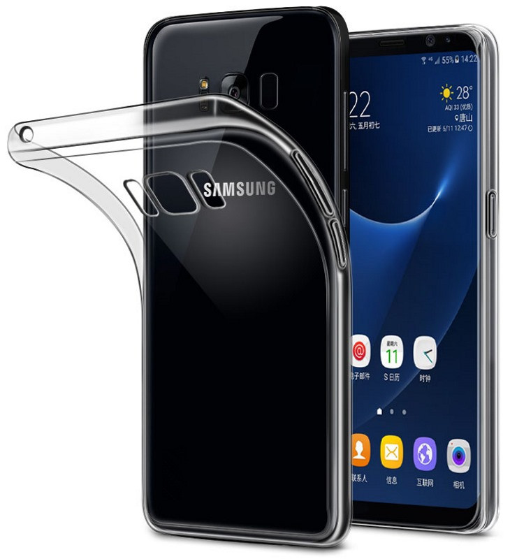 Чохол-накладка TPU для Samsung G950 S8 Ultra-thin ser. Прозорий/безколірний