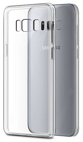 Чохол-накладка TPU для Samsung G950 S8 Ultra-thin ser. Прозорий/безколірний, фото 3