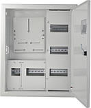 Корпус обліку металевий 27 модулів 3фл, вбудований IP31, серії UBox, фото 3