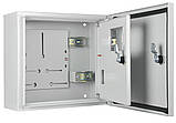 Корпус обліку металевий 4 модулі 1фл, навісний IP54, серії UBox, фото 6