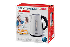 Електрочайник Ardesto EKL-F300W 1.7 л Нержавіюча сталь/ Білий, фото 6