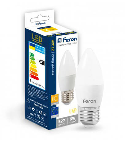 Лампа cвітлодіодна Feron LB-737 E27 12LED 6W 2700K (25679), фото 3