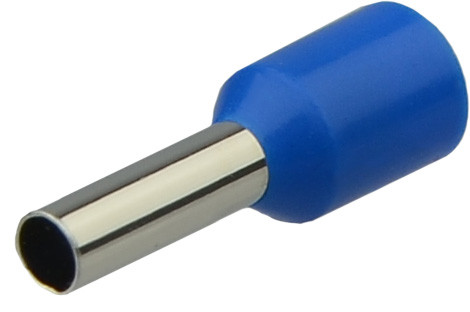 Наконечники трубчасті НТ 0,75-08 сині (100 шт.), фото 1