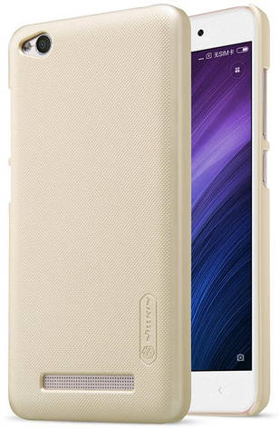 Чохол-накладка Nillkin для Xiaomi Redmi 4a Matte ser. +плівка Золотистий(134355), фото 1