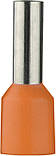 Наконечники трубчасті НТ 4,0-09 помаранчеві (100 шт.), фото 3